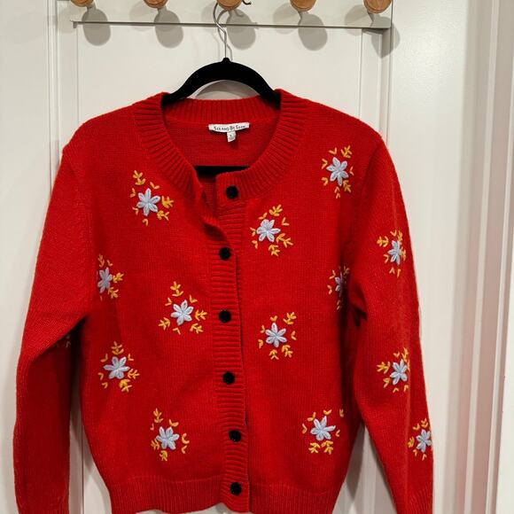 New without tags - See and be Seen Floral Cardigan - Picture 1 of 3